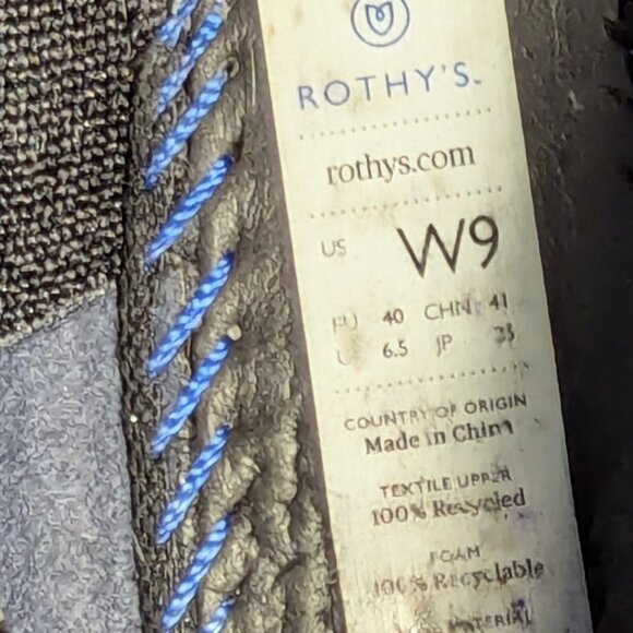 Rothy's Round Toe Flat in Black, sz women's 9 - Picture 6 of 7